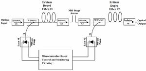 Dual-Pump EDFA with Mid-State Access