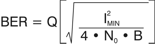 Graphic Showing BER Equation